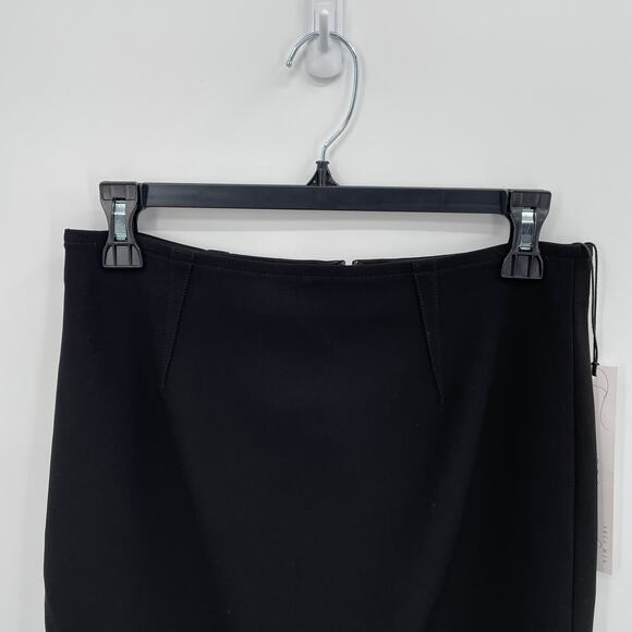 NWT Yigal Azrouel Black Mesh Stretch Pencil Skirt // 4 - Picture 7 of 12